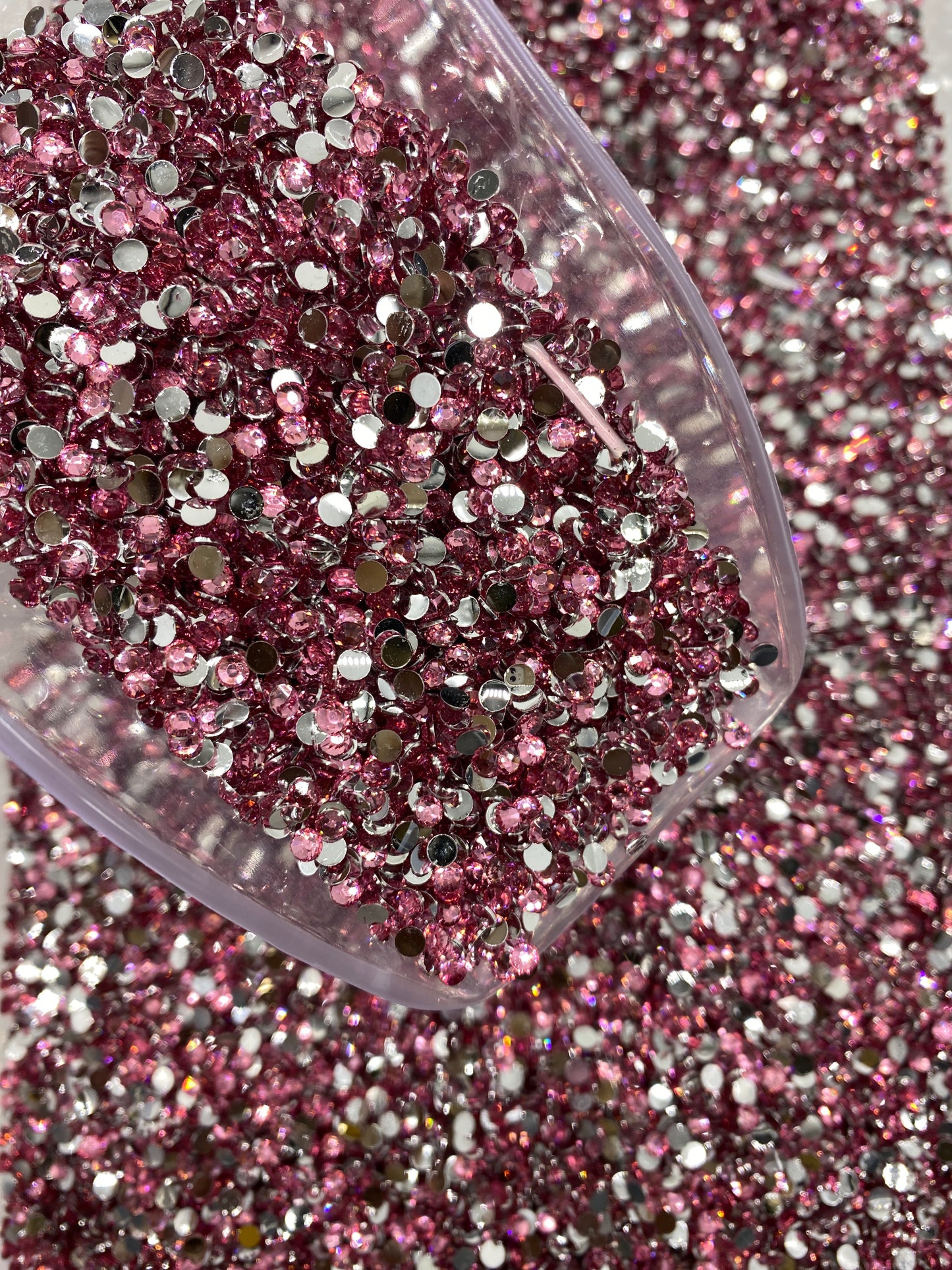 Rose Pink Resins Rhinestones – Roxy Bling