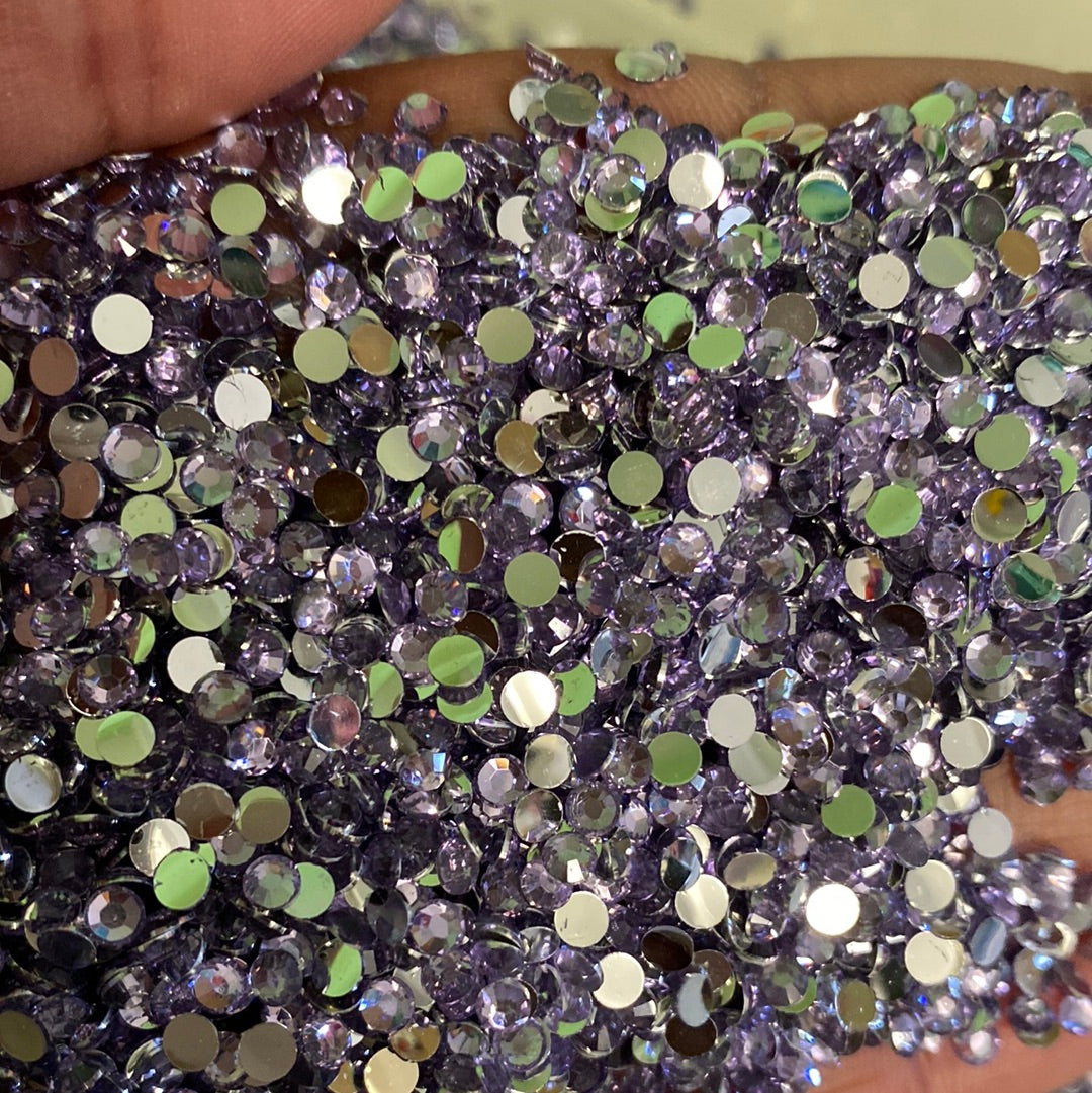 Lavender Resins Rhinestones