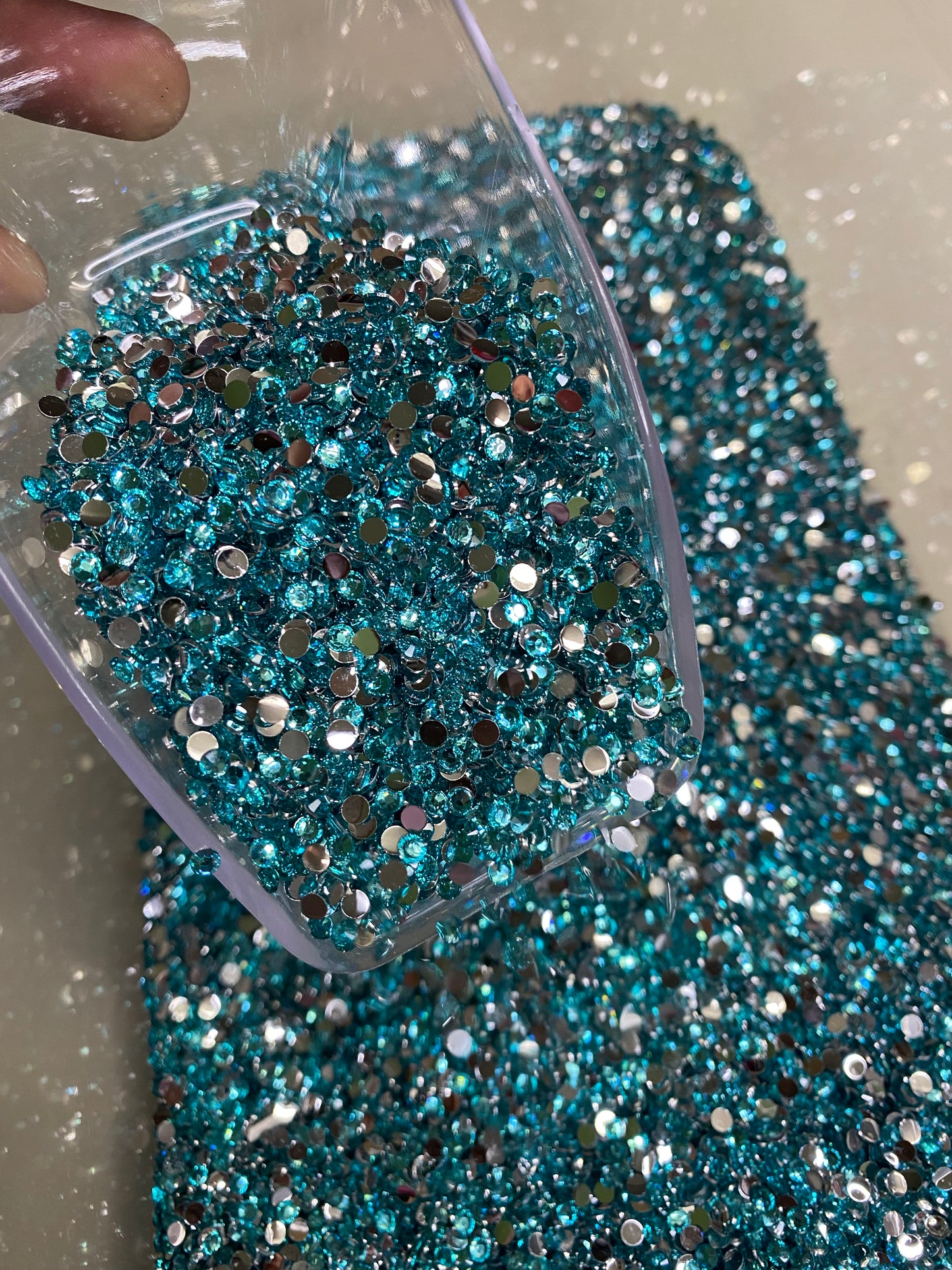 Aqua Resin Rhinestone