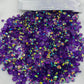 Purple Ab Transparent Rhinestones (30 Gram Mix Size)