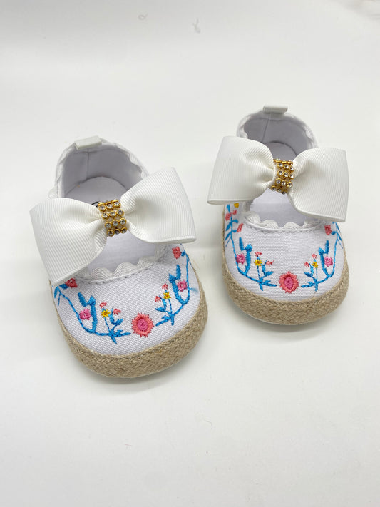 White Baby Shoes