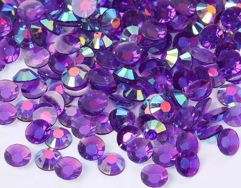 Purple Transparent Rhinestones