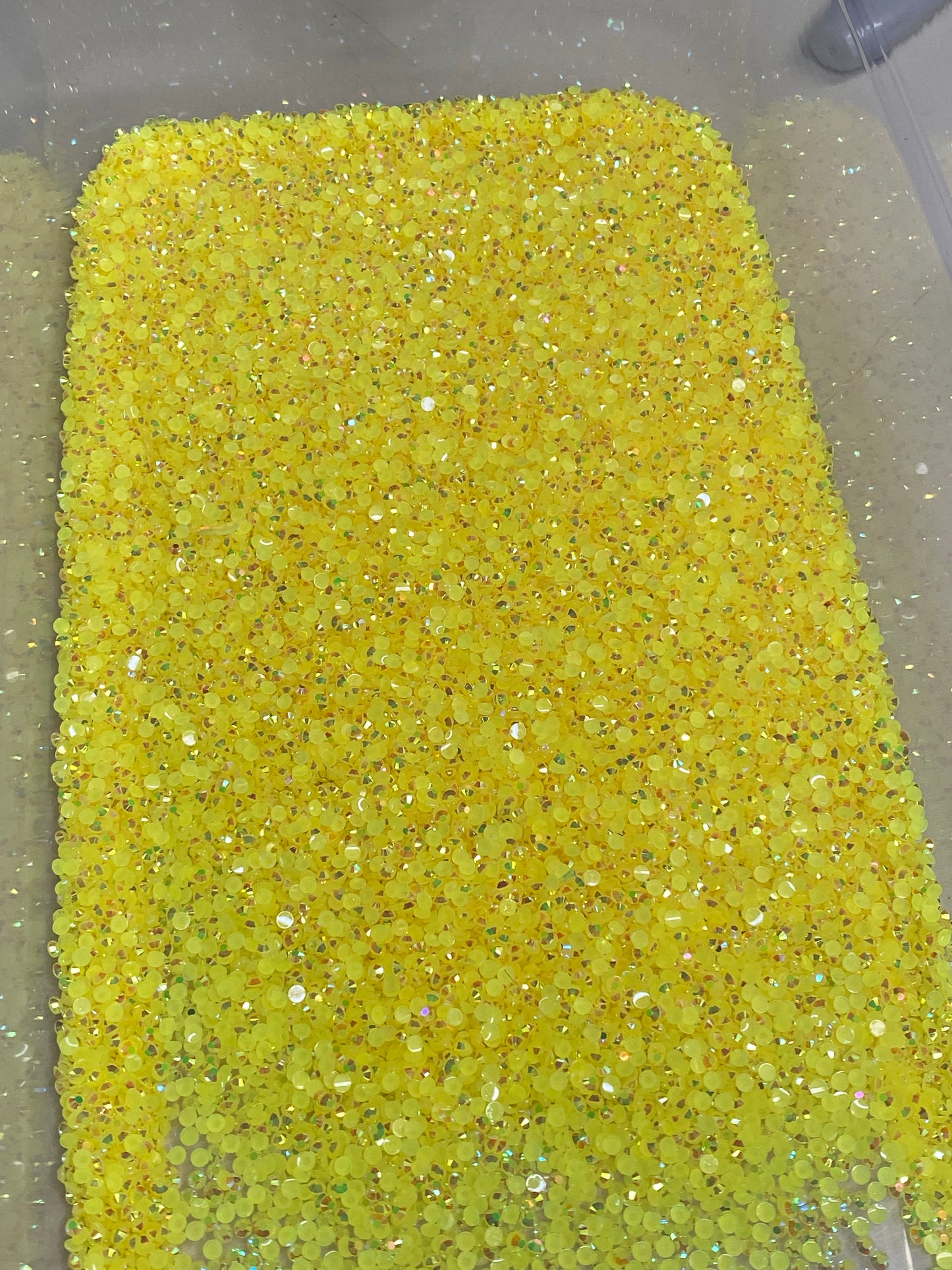 Yellow Ab Jelly Rhinestones