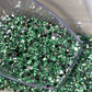 Lit Green Resin Rhinestones