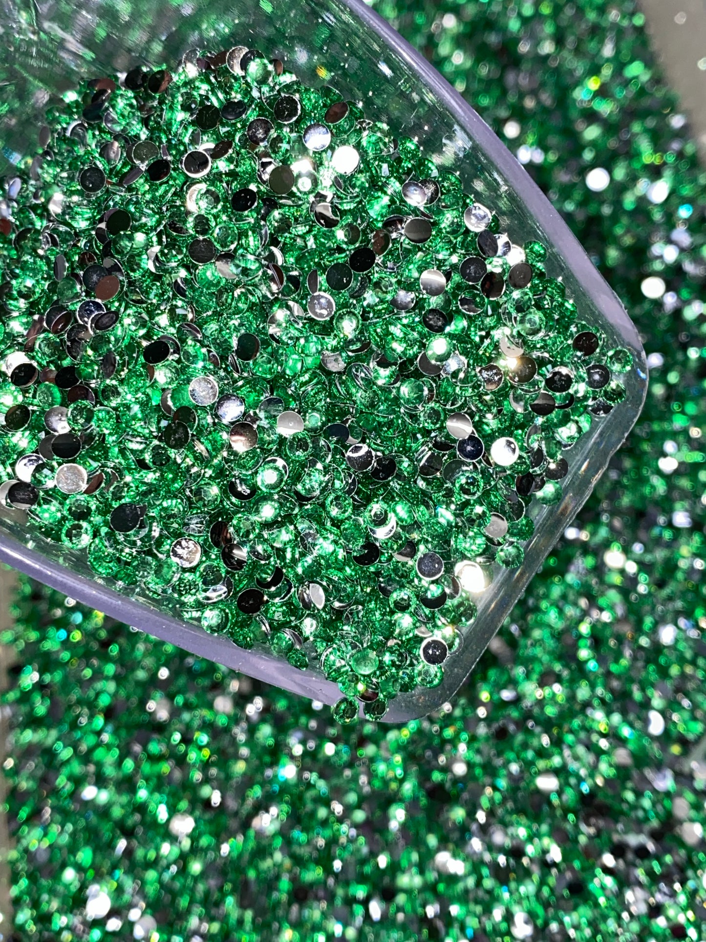 Green Resins Rhinestones