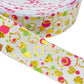 Heart Gold Foil Ribbon (38mm /1.5 inches)