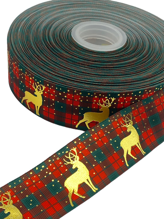 Holographic Christmas Ribbon (38mm/ 1.5 inches, Foil Ribbon )