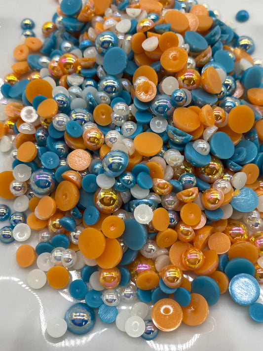 Topaz Blue Pearl Mix