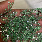 Lit Green Resin Rhinestones