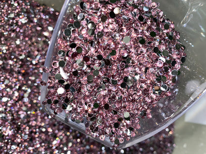 Lit Pink  Resins Rhinestones