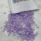 Light purple/ lavender Ab Transparent Rhinestones (30 Gram Mix Size)
