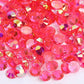Rose Pink Transparent Rhinestones (30 Mix Size)